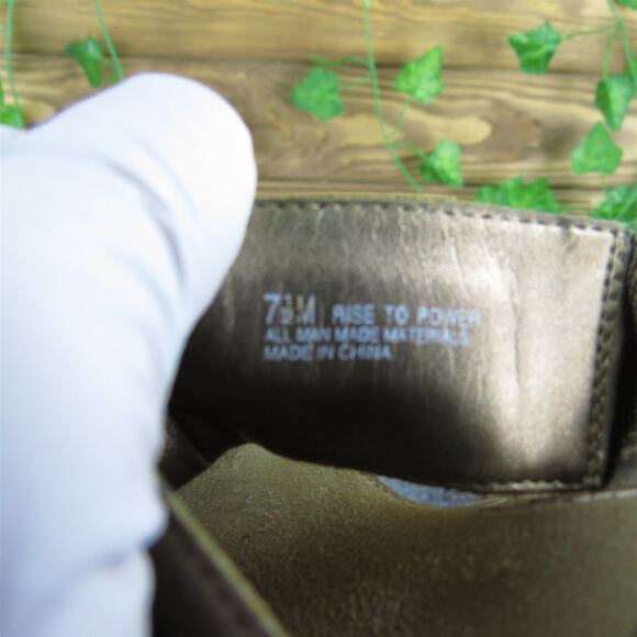 Aerosoles Women's Rise To Power Slide Bronze Synthetic Sz 7.5 Medium Used 2025 - Picture 5 of 7